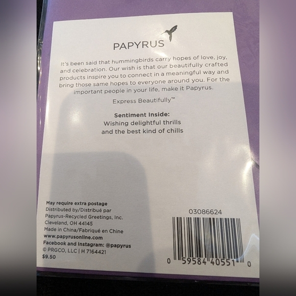 PAPYRUS Halloween Spooky feather & gem Wreath cards, includes 2 cards - Picture 4 of 9